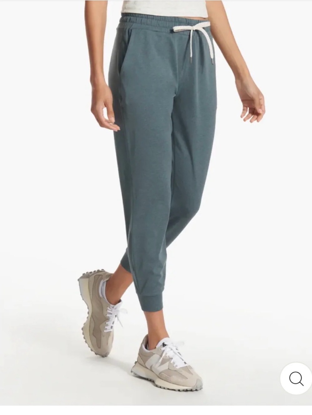Vuori Performance Joggers Small Blue Gray DreamKnit Soft Stretch EUC
